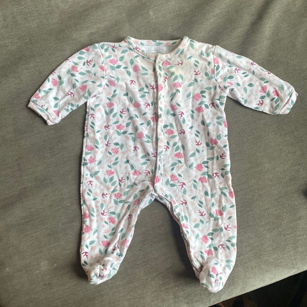 Carrement Beau 3m Floral Footie Pajama